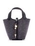 Hermès Gray Picotin Lock Bag Felt with Leather PM One size - photo 1