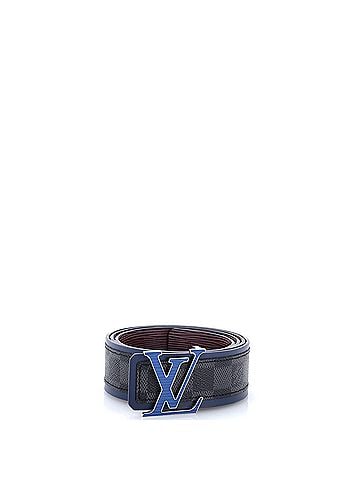 Louis Vuitton LV Initiales Reversible Belt Damier Graphite and Epi Leather Wide (view 1)
