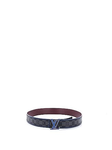 Louis Vuitton LV Initiales Reversible Belt Damier Graphite and Epi Leather Wide (view 2)