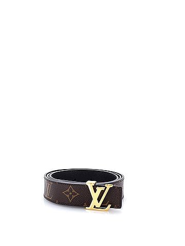 Louis Vuitton LV Initiales Reversible Belt Monogram Canvas and Leather Thin (view 1)