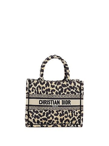 Christian Dior Book Tote Embroidered Canvas Small (view 1)
