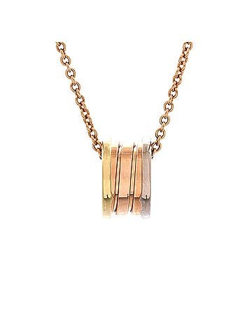 Bvlgari B.Zero1 Perfect Mistake Pendant Necklace 18K Tricolor Gold (view 1)