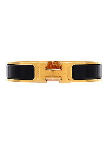 Hermès Clic H Bracelet Enamel Narrow (view 1)