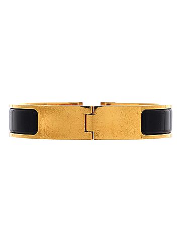 Hermès Clic H Bracelet Enamel Narrow (view 2)