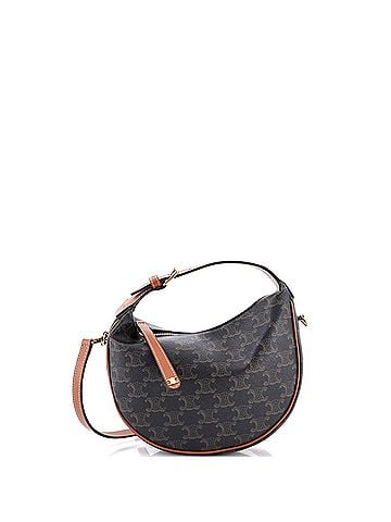Céline Lulu Bag Triomphe Coated Canvas Teen (view 1)