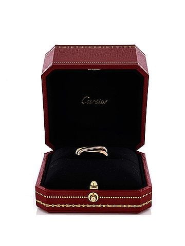 Cartier Trinity Cushion Ring 18K Tricolor Gold Medium (view 2)