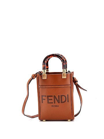 Fendi Sunshine Shopper Tote Leather Mini (view 1)