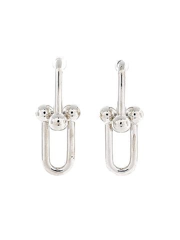 Tiffany & Co. Hardwear Link Earrings Sterling Silver XL (view 1)
