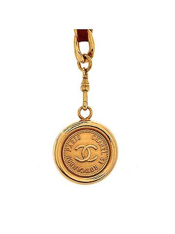 Chanel Vintage Medallion Chain Belt Metal and Leather (view 1)