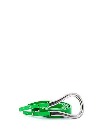 Bottega Veneta Double Strap Horsebit Buckle Belt Leather Wide (view 1)