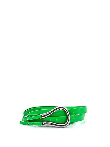Bottega Veneta Double Strap Horsebit Buckle Belt Leather Wide (view 2)