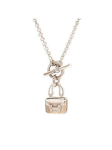 Hermès Amulettes Constance Pendant NM Necklace Sterling Silver (view 1)