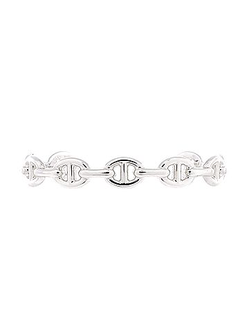 Hermès Chaine d'Ancre Enchainee Cuff Bracelet Sterling Silver Medium (view 1)