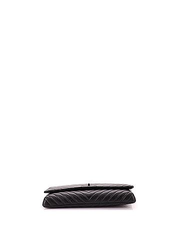 Chanel So Black Reissue 2.55 Flap Clutch Chevron Aged Calfskin (view 2)
