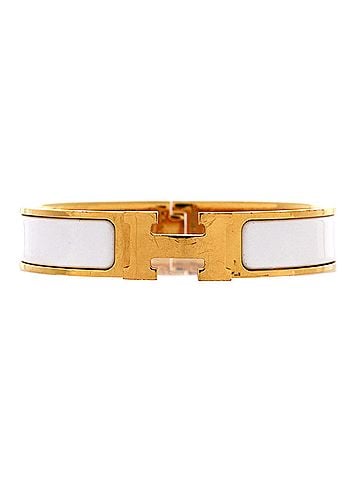 Hermès Clic H Bracelet Enamel Narrow (view 1)