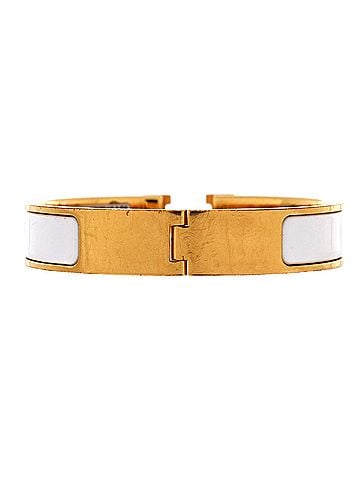 Hermès Clic H Bracelet Enamel Narrow (view 2)