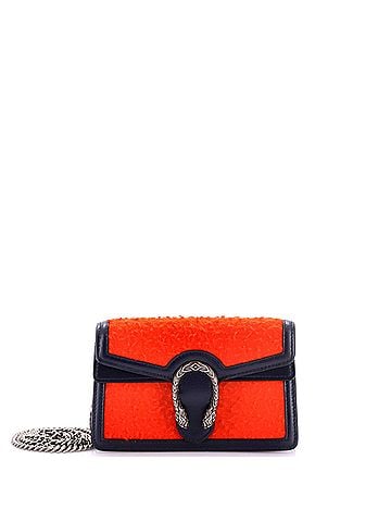 Gucci Dionysus Bag Wool and Leather Super Mini (view 1)