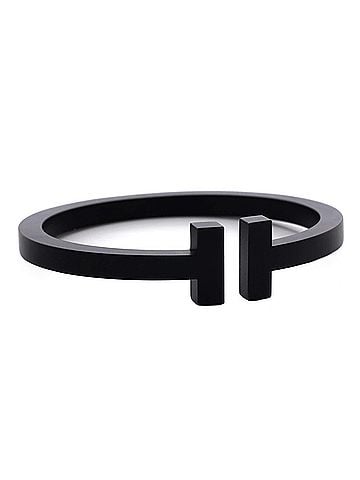 Tiffany & Co. T Square Bracelet Black Coated Steel (view 2)