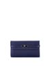 Hermès 100% Leather Blue Kelly Wallet Epsom Long One size - photo 1