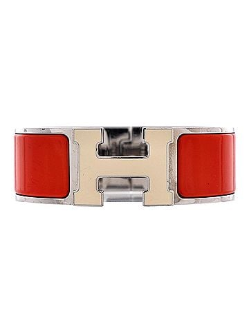 Hermès Clic H Bracelet Enamel Wide (view 1)