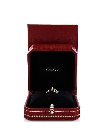 Cartier Juste un Clou Double Ring 18K Rose Gold and Diamonds Small (view 2)