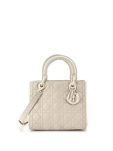 Christian Dior Ultra Matte Lady Dior Bag Cannage Quilt Calfskin Medium (view 1)