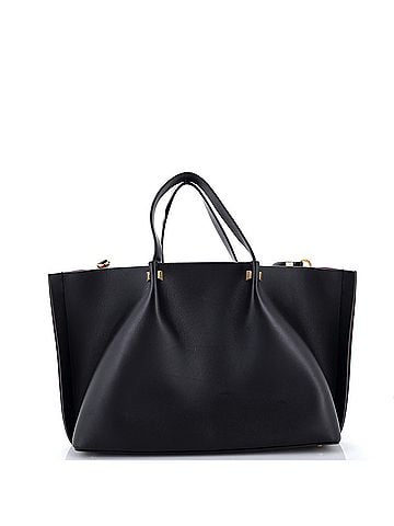 Valentino Garavani VLogo Escape Tote Leather with Inlay Medium (view 2)