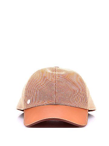 Hermès Tess Baseball Cap Canvas and Leather (view 1)