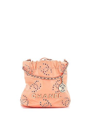 Chanel 22 Chain Hobo CC Eyelet Embroidered Calfskin Mini (view 1)