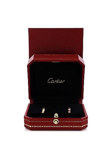 Cartier Love Hoop Earrings 18K Rose Gold Small (view 2)
