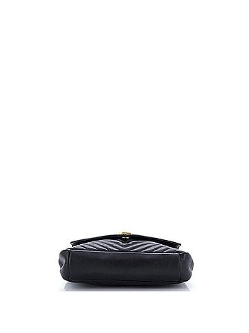Saint Laurent Classic Monogram College Bag Matelasse Chevron Leather Large (view 2)