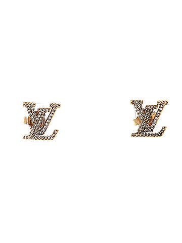 Louis Vuitton LV Iconic Stud Earrings Metal with Crystals (view 1)