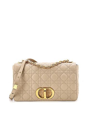 Christian Dior Caro Bag Cannage Quilt Calfskin Medium (view 1)