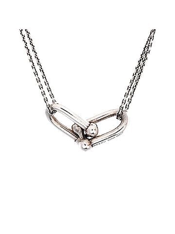 Tiffany & Co. HardWear Double Link Pendant Necklace Sterling Silver (view 1)