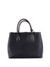 Prada 100% Leather Black Cuir Double Tote Saffiano Leather Medium One size - photo 4