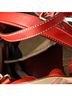 Burberry Red Brown Ashby Bag House Check Canvas Medium One size - photo 5