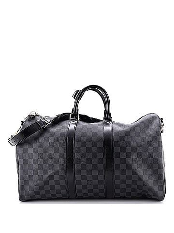Louis Vuitton Keepall Bandouliere Bag Damier Graphite 45 (view 1)