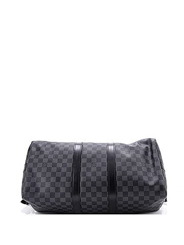 Louis Vuitton Keepall Bandouliere Bag Damier Graphite 45 (view 2)