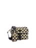 Prada 100% Canvas Plain Tan Symbole Front Pocket Zip Messenger Jacquard Small One size - photo 3