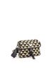Prada 100% Canvas Plain Tan Symbole Front Pocket Zip Messenger Jacquard Small One size - photo 4
