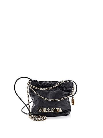 Chanel 22 Chain Hobo Quilted Caviar Mini (view 1)