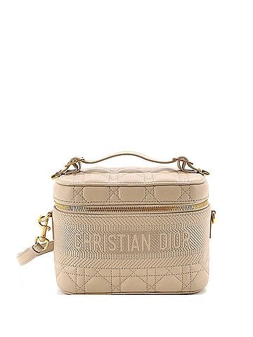 Christian Dior DiorTravel Convertible Vanity Case Cannage Quilt Lambskin Small (view 1)