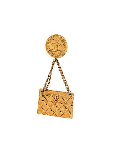 Chanel 31 Rue Cambon Flap Bag Clip-On Earrings Metal (view 2)