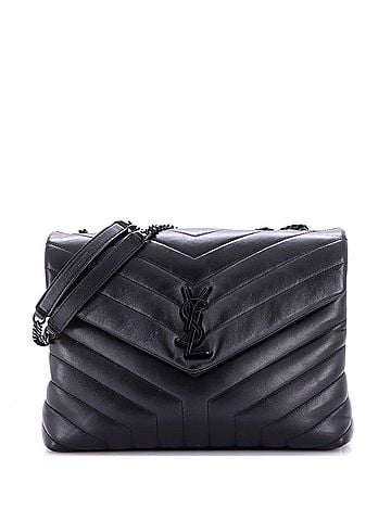 Saint Laurent Loulou Shoulder Bag Matelasse Chevron Leather Medium (view 1)