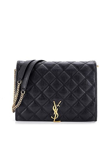 Saint Laurent Becky Shoulder Bag Quilted Leather Small (view 1)
