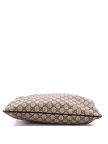 Gucci Zip Top Messenger Bag GG Coated Canvas Large (view 2)