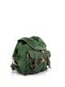 Prada 100% Vinyl Green Double Front Pocket Backpack Tessuto Medium One size - photo 3
