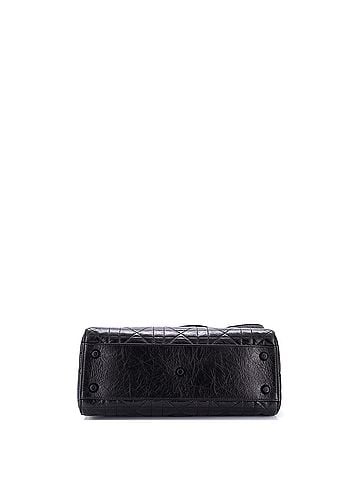 Christian Dior Ultra Matte Lady D-Sire Bag Macrocannage Crinkled Calfskin Medium (view 2)
