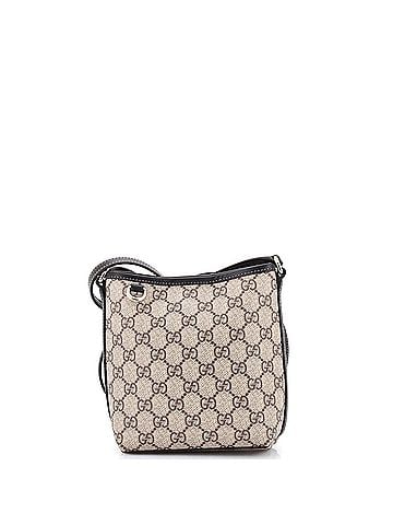 Gucci GG Emblem Bucket Bag GG Coated Canvas Small (view 1)