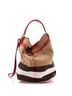 Burberry Red Ashby Bag House Check Canvas Medium One size - photo 1